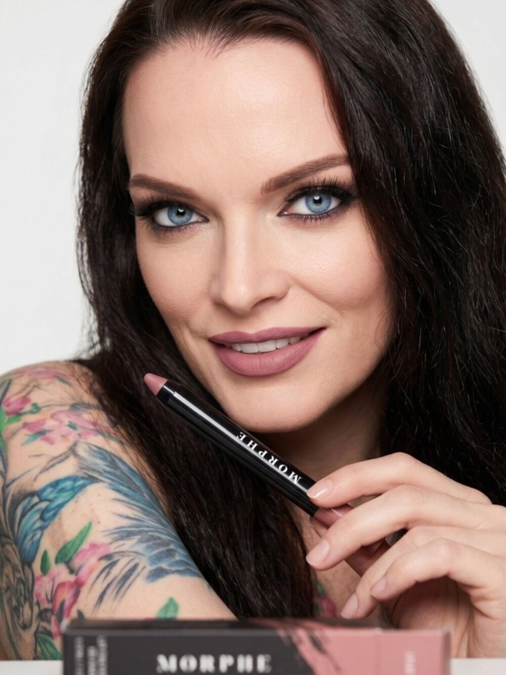 Morphe ✦ LYLAS Lip Crayon ✦ Creamy Shine Mauve‑Rose Formula Long‑Wear 1.4g NWT